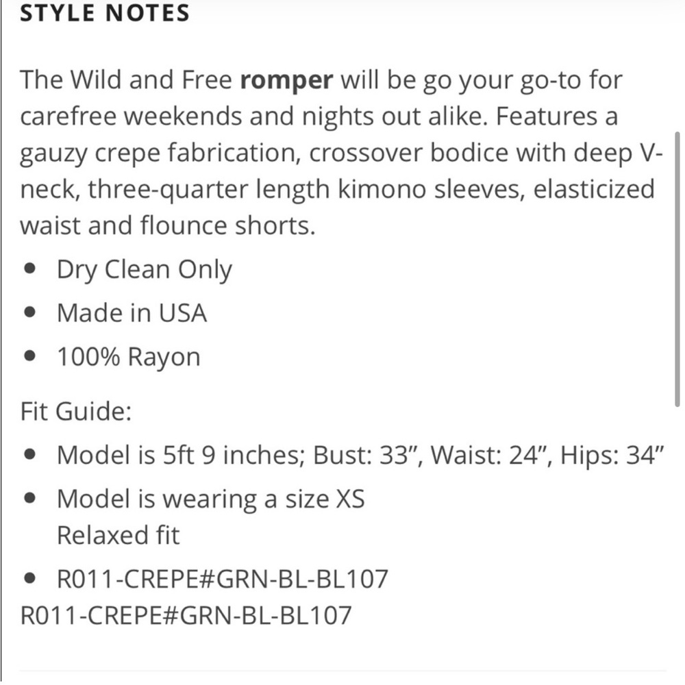Blue Life Romper Kimono Sleeve - Picture 7 of 7